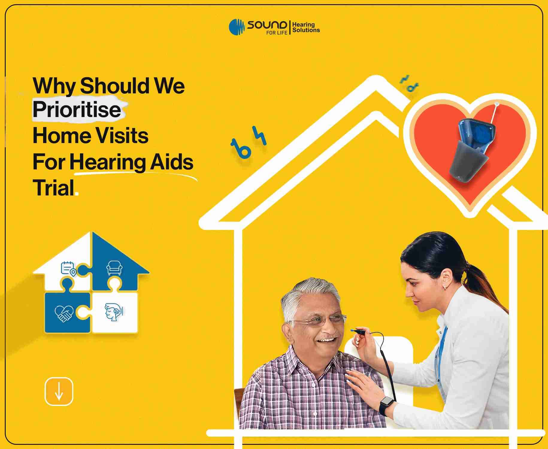 Why should we priorities home visits for hearing aids trial